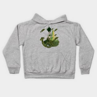 Wonderful mermaid in the deep ocean Kids Hoodie